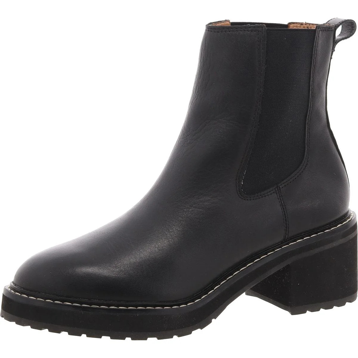 Womens Stretch Leather Chelsea Boots | Shop Simon