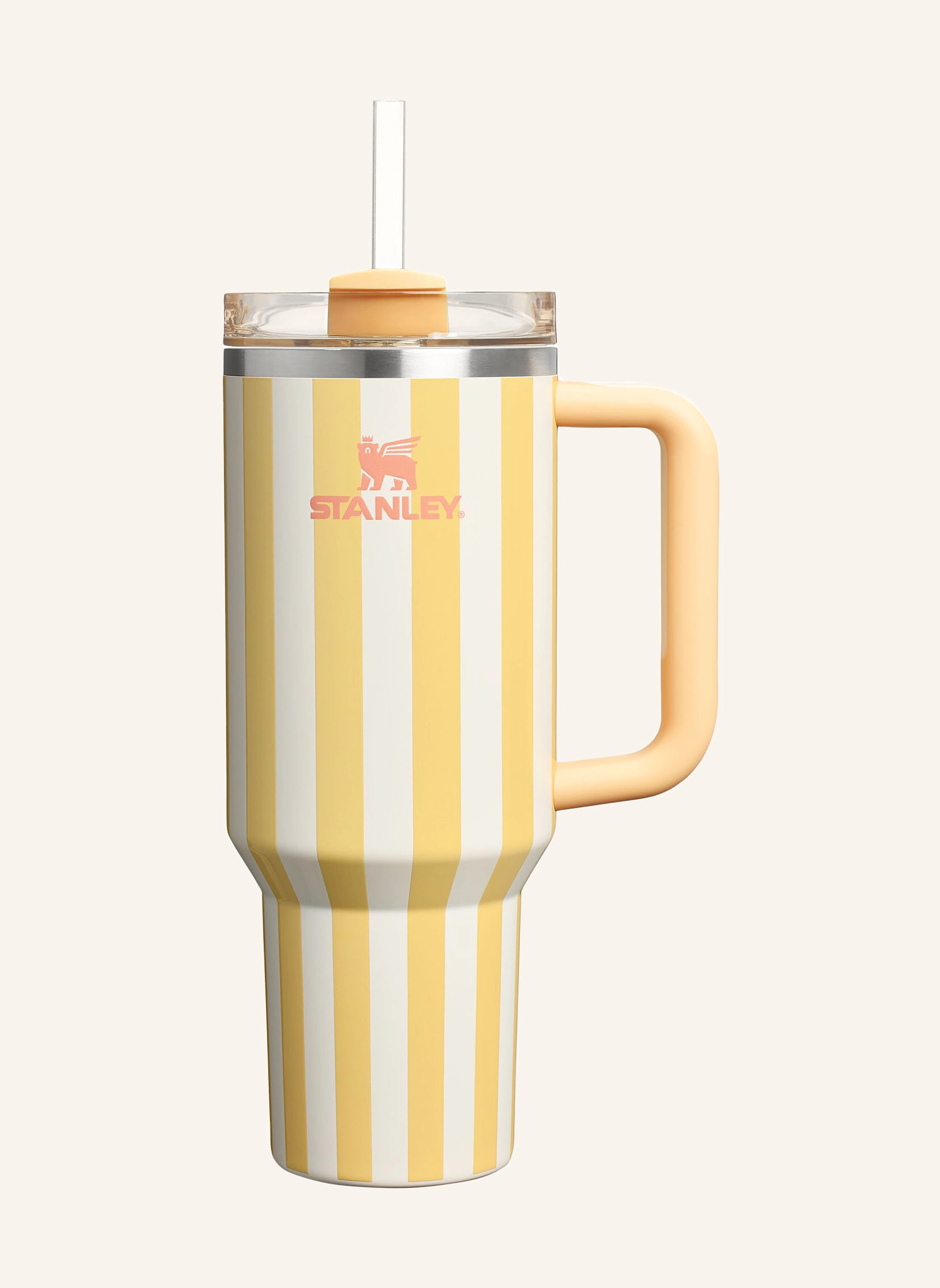 STANLEY Thermobecher THE QUENCHER H2.0 FLOWSTATE™ Volumen: 1,18 l in gelb / weiss | Breuninger (DACH)