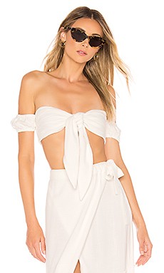 Lovers + Friends Fly Free Crop in Ivory from Revolve.com | Revolve Clothing (Global)