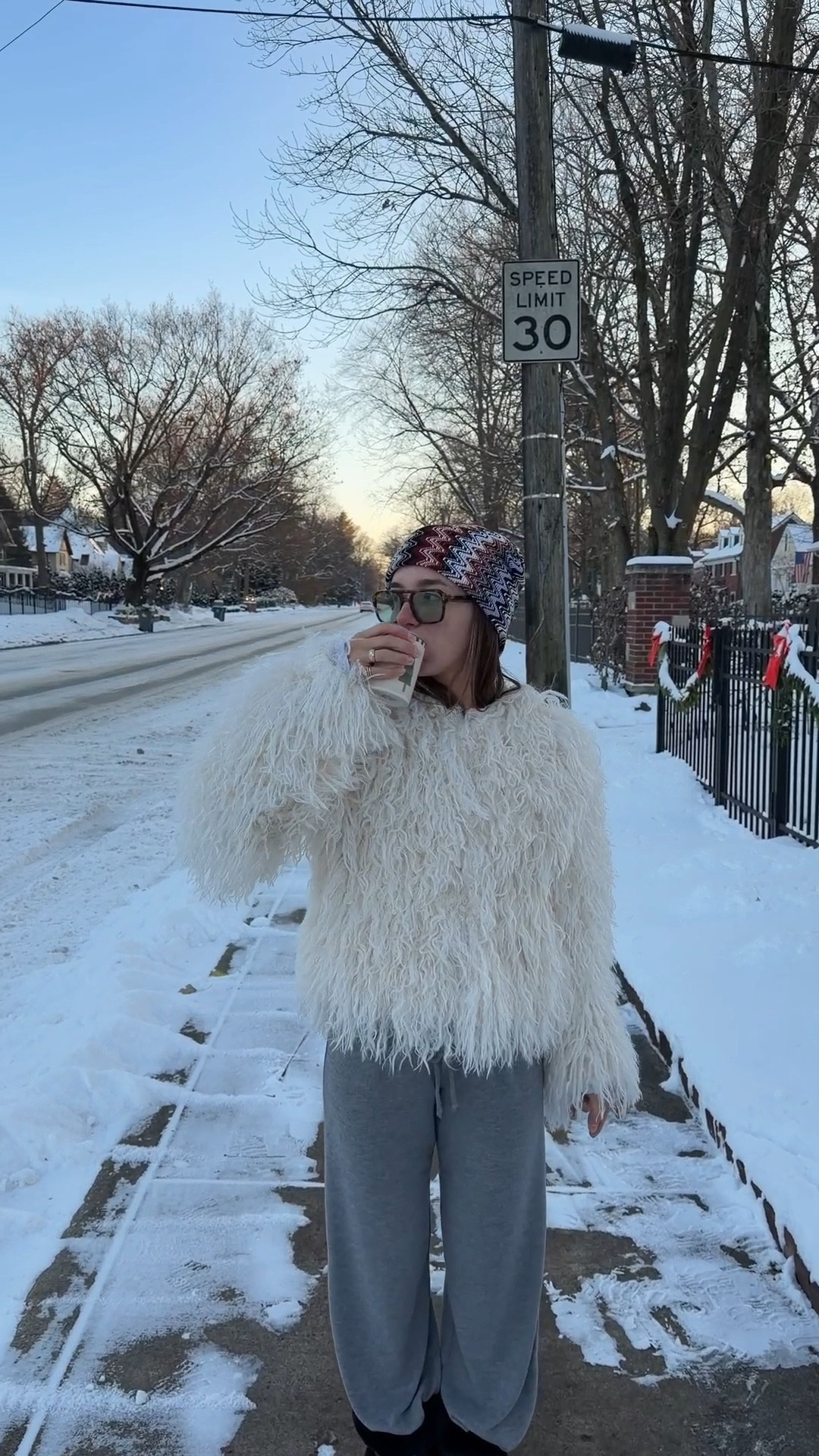 Snow day!!! Wearing XS bottoms and XXS coat! Boots are tts and my favorite for the snow