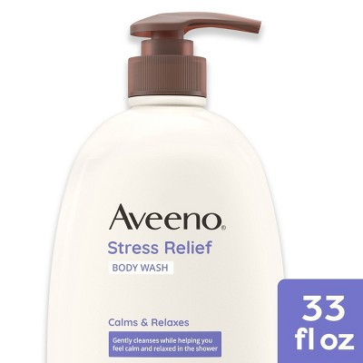 Aveeno Stress Relief Body Wash with Lavender & Chamomile, 33oz | Target