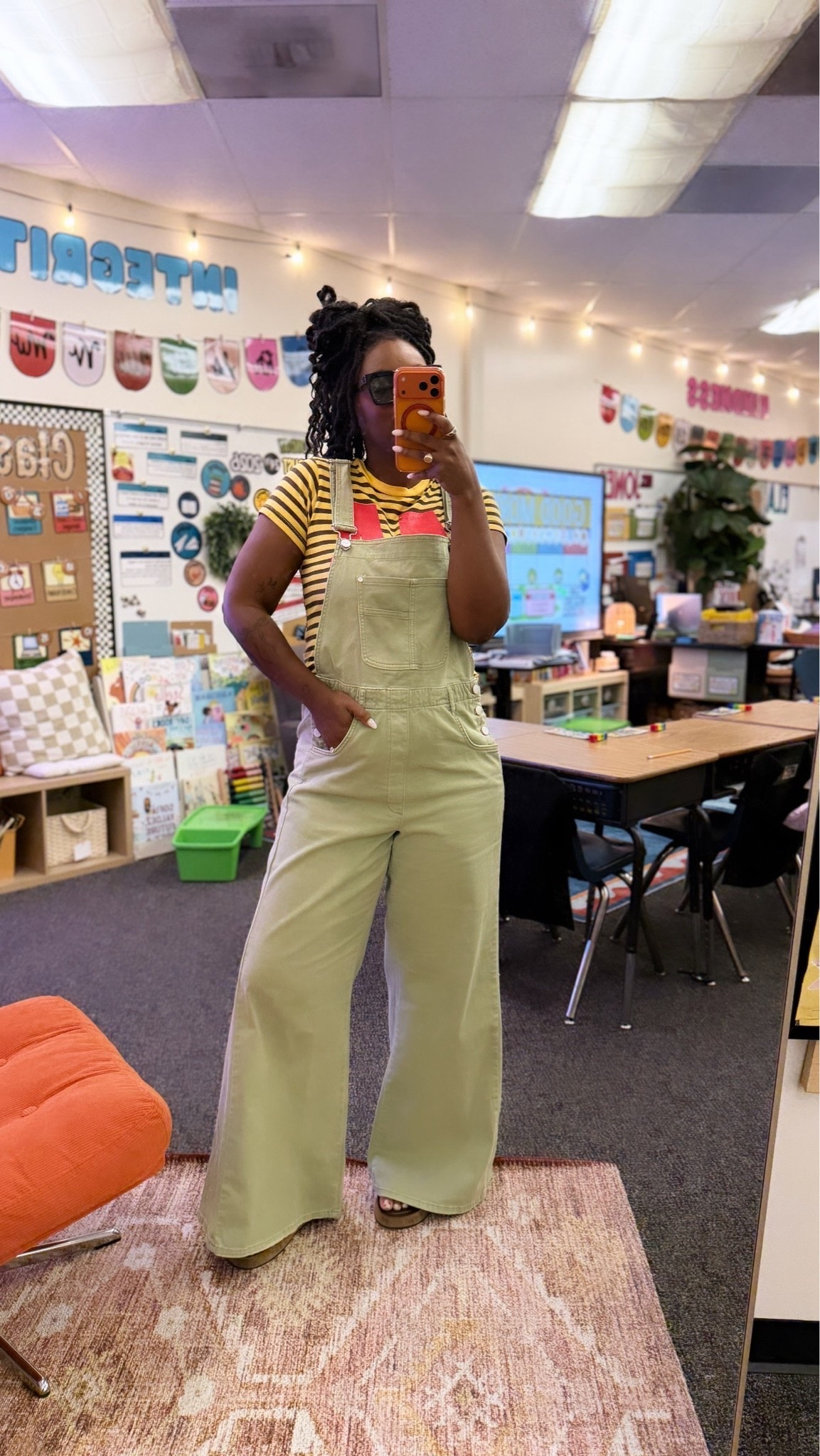 Tuesday! 
Overalls: Medium (should’ve gotten a small)
Shirt: Small

#LTKdayinmylife #LTKgrwm #LTKootd