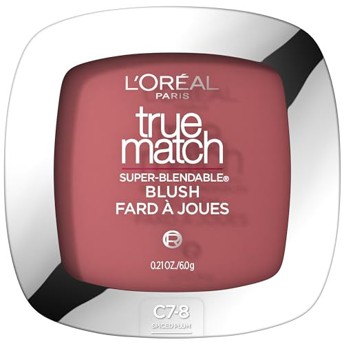 L'Oreal Paris True Match Super-Blendable Blush, Spiced Plum, 0.21 oz. | Amazon (US)