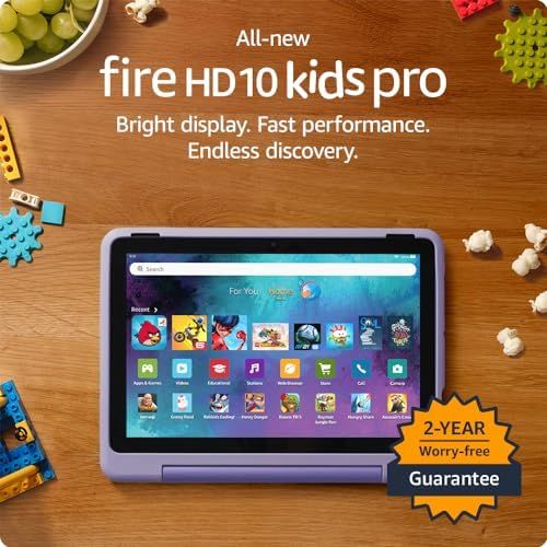 All-new Amazon Fire HD 10 Kids Pro tablet- 2023, ages 6-12 | Bright 10.1" HD screen | Slim case f... | Amazon (US)