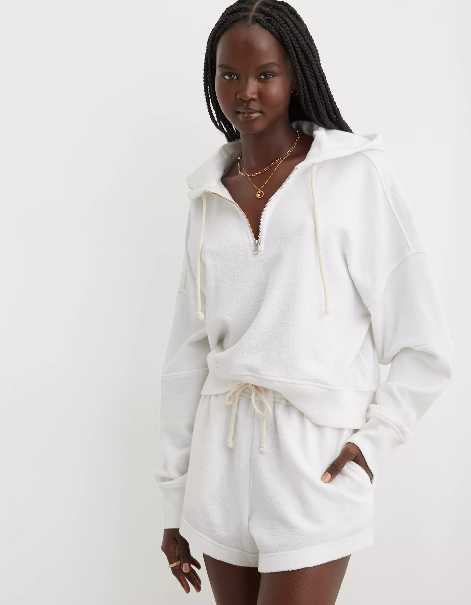 Aerie Restart Quarter Zip Hoodie | Aerie