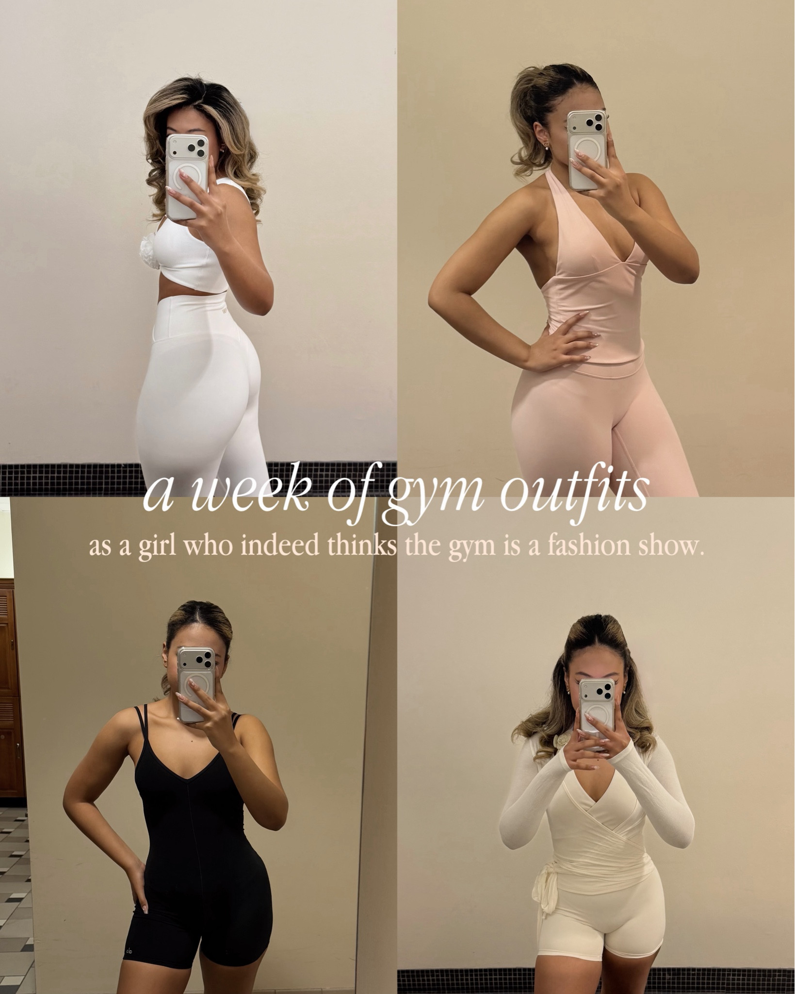 a week of gym outfits as a girlie who indeed thinks the gym is a fashion show. 🤍

#gymoutfitinspo  #gymmotivation #activewear #healthylifestyle #outfitinspo | pink girly, motivation, gym ootd, gym outfit inspo, pinterest aesthetic, Seattle fitness influencer / content creator, elegant gym outfit inspo

#LTKActive #LTKfitnessgoals #LTKootd