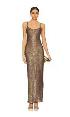 Lovers and Friends Rossa Maxi Dress in Brown from Revolve.com | Revolve Clothing (Global)