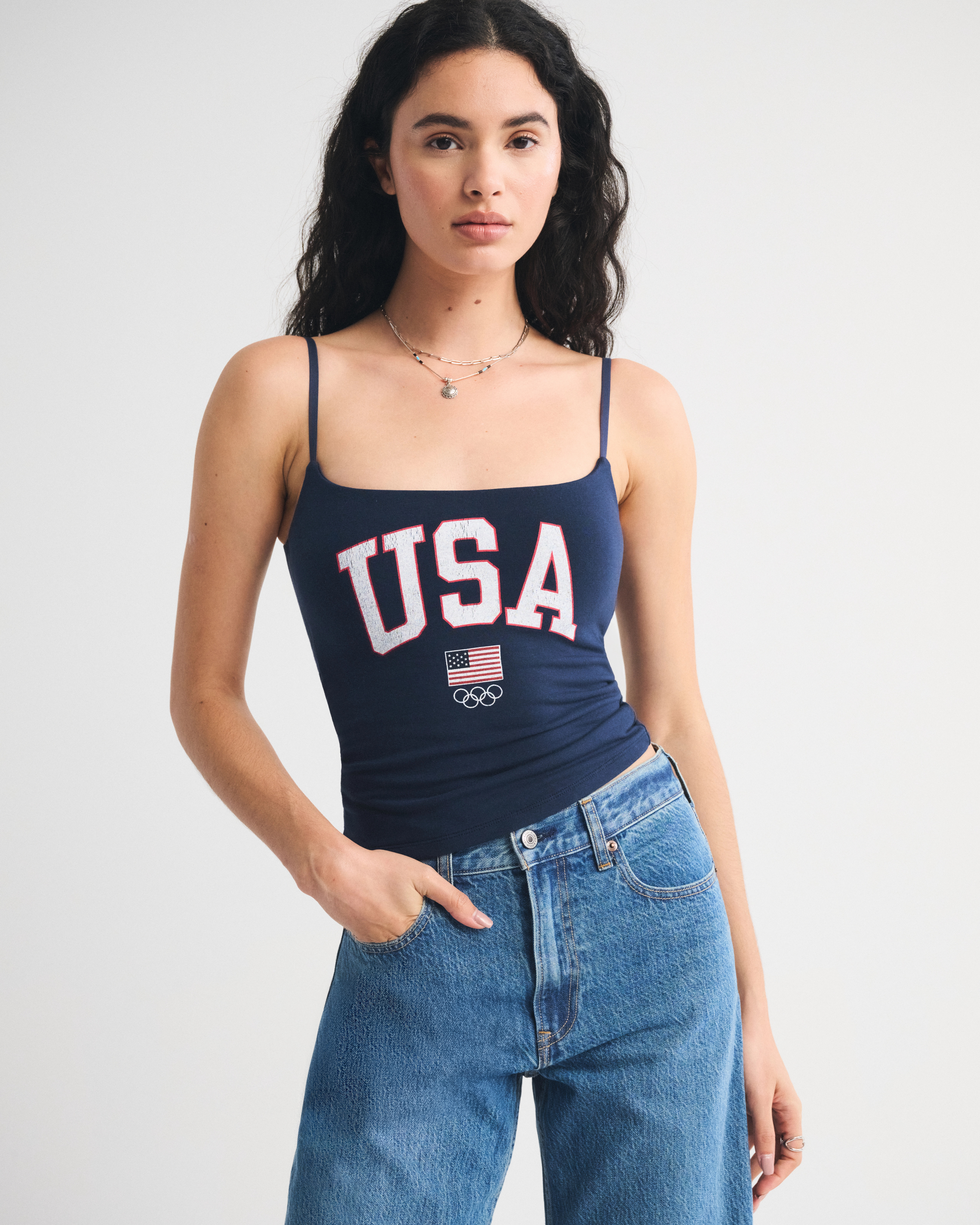 Olympics Bra-Free 90s Cami | Abercrombie & Fitch (US)