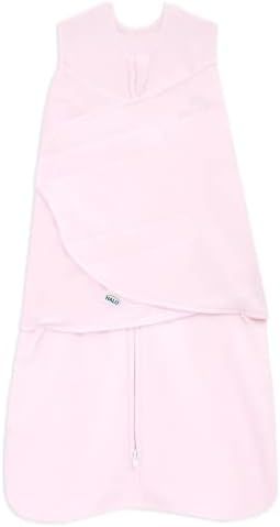 HALO Micro-Fleece Sleepsack Swaddle, 3-Way Adjustable Wearable Blanket, TOG 3.0, Soft Pink, Small... | Amazon (US)