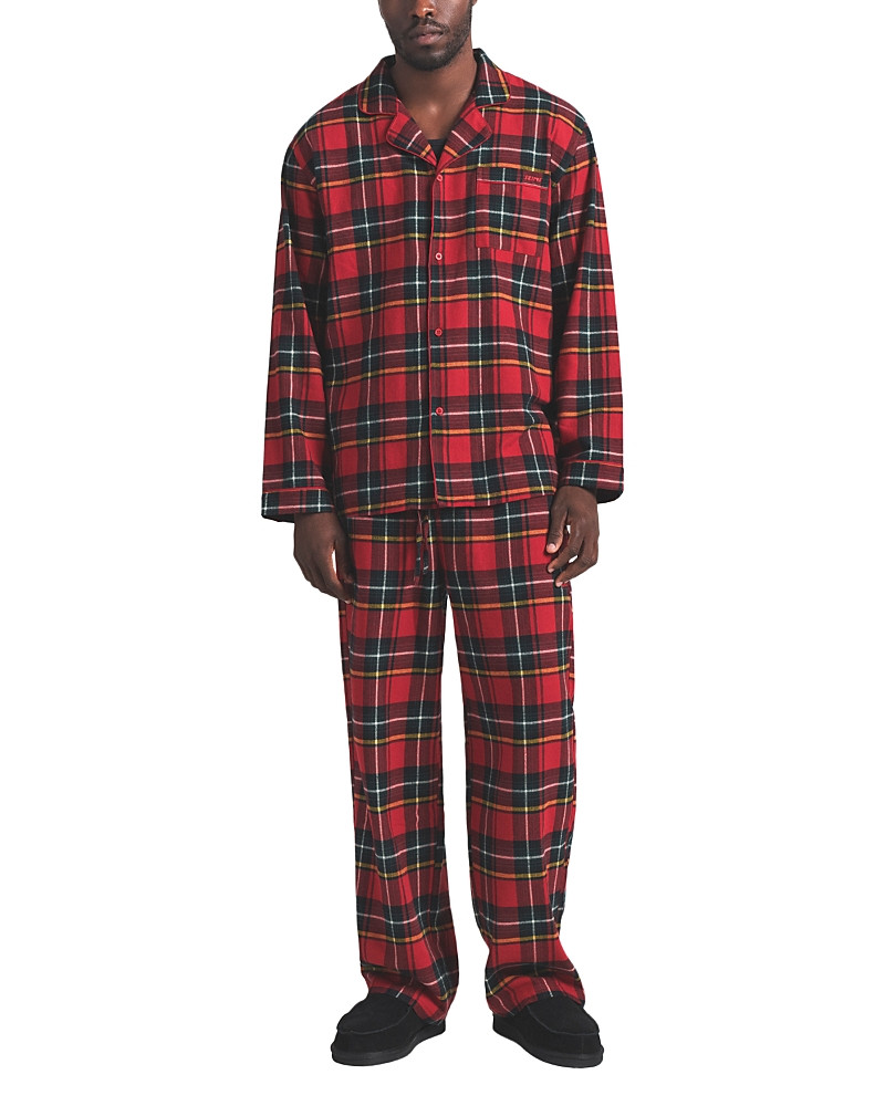 Skims Flannel Pajama Set | Bloomingdale's (US)