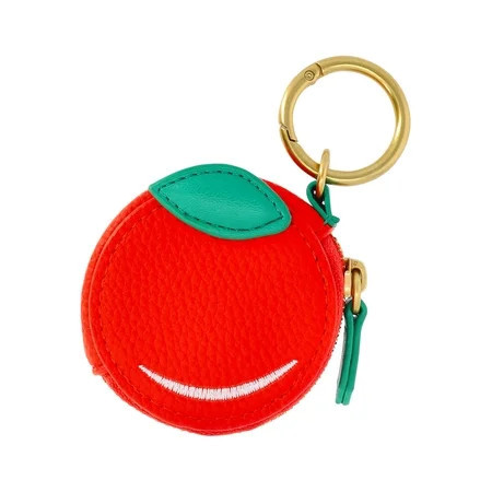 Free Assembly Women's Orange Coin Pouch Handbag Charm | Walmart (US)
