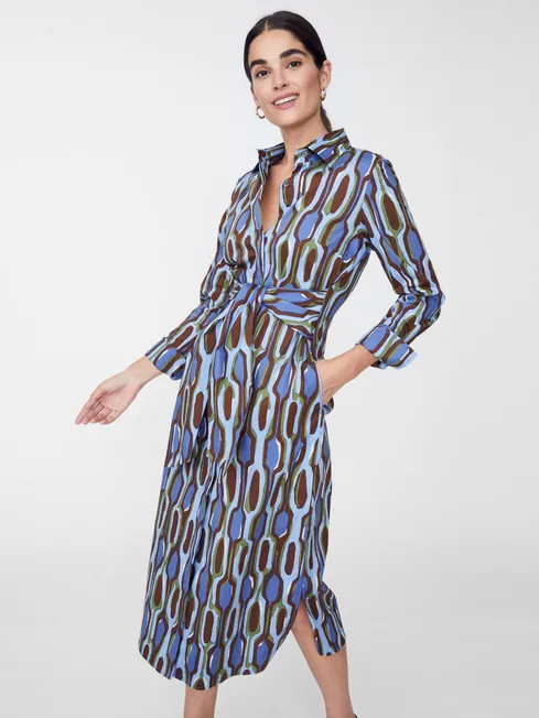 Orla Dress in Marble Drip | J.McLaughlin