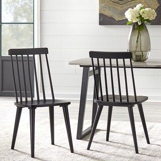 Lifestorey Lowry Solid Wood Dining Chairs (Set of 2) - On Sale - Overstock - 32254964 | Bed Bath & Beyond