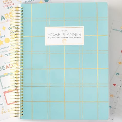 PPP Home Planner 2026 | 12-Month Weekly Calendar (Sunday Start) | Monthly Review & Seasonal Checklists | Budgeting & Savings Worksheets | Daily Bible Reading Plan | Checklists for Routines and Goals | Amazon (US)