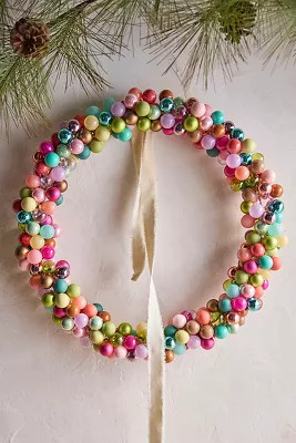 Mini Ornament Wreath, 18" | Anthropologie (US)