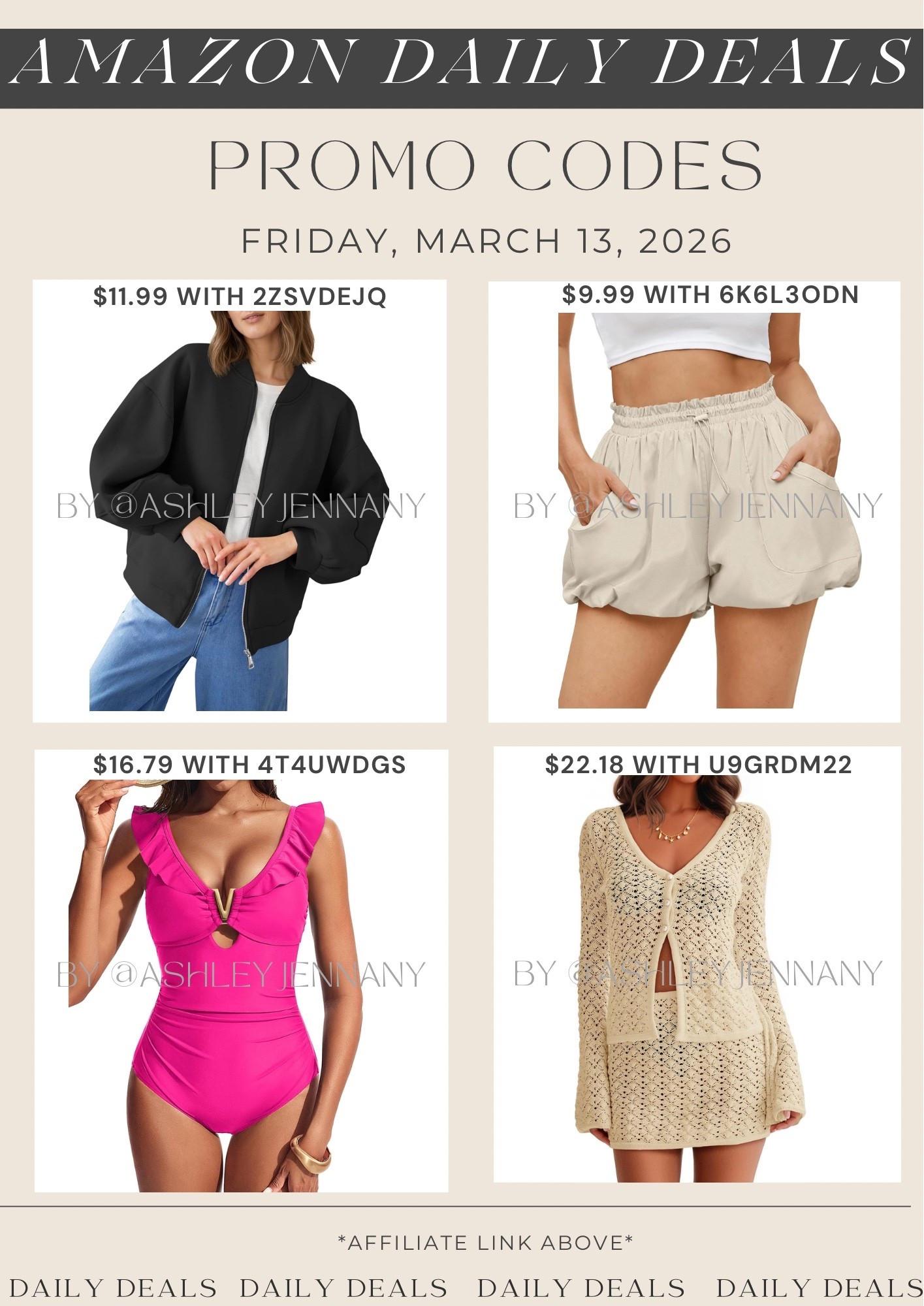 Amazon fashion deals 

#LTKMidsize #LTKSwim #LTKSaleAlert