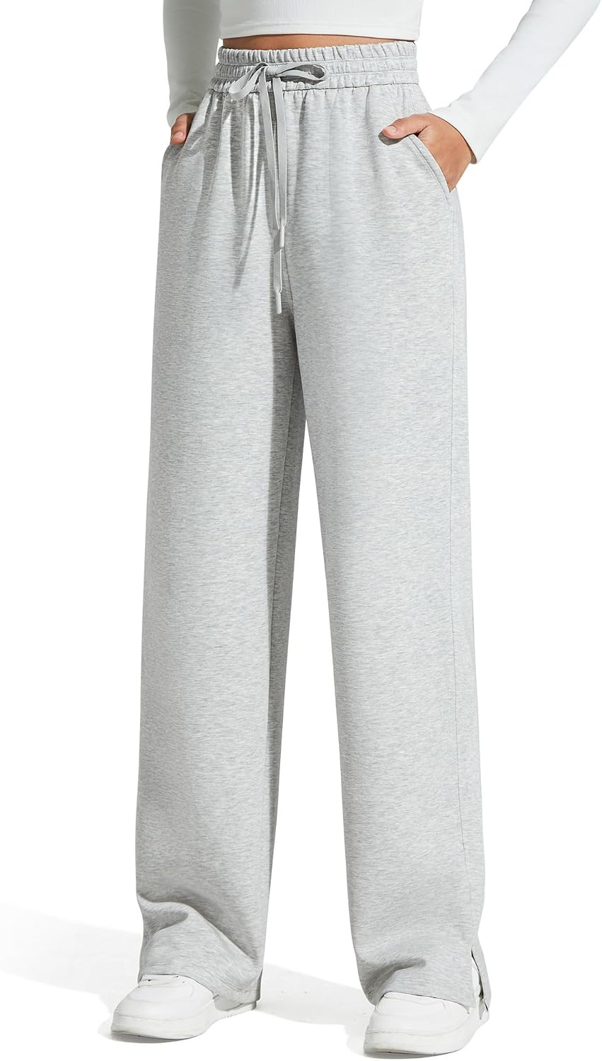 G4Free Smoofit Women's Wide Leg Pants Drawstring Casual Lounge Sweatpants | Amazon (US)