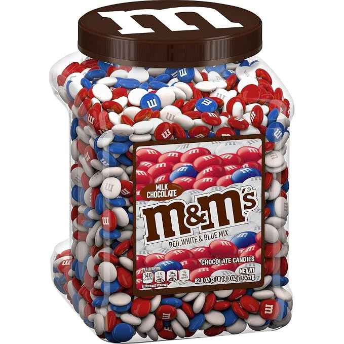 M&M's Red White & Blue Milk Chocolate (62 Oz) | Amazon (US)