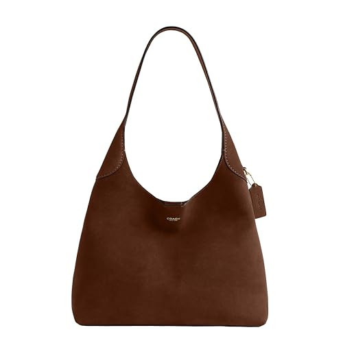 Coach Brooklyn Shoulder Bag 34, Warm Brown Suede | Amazon (US)