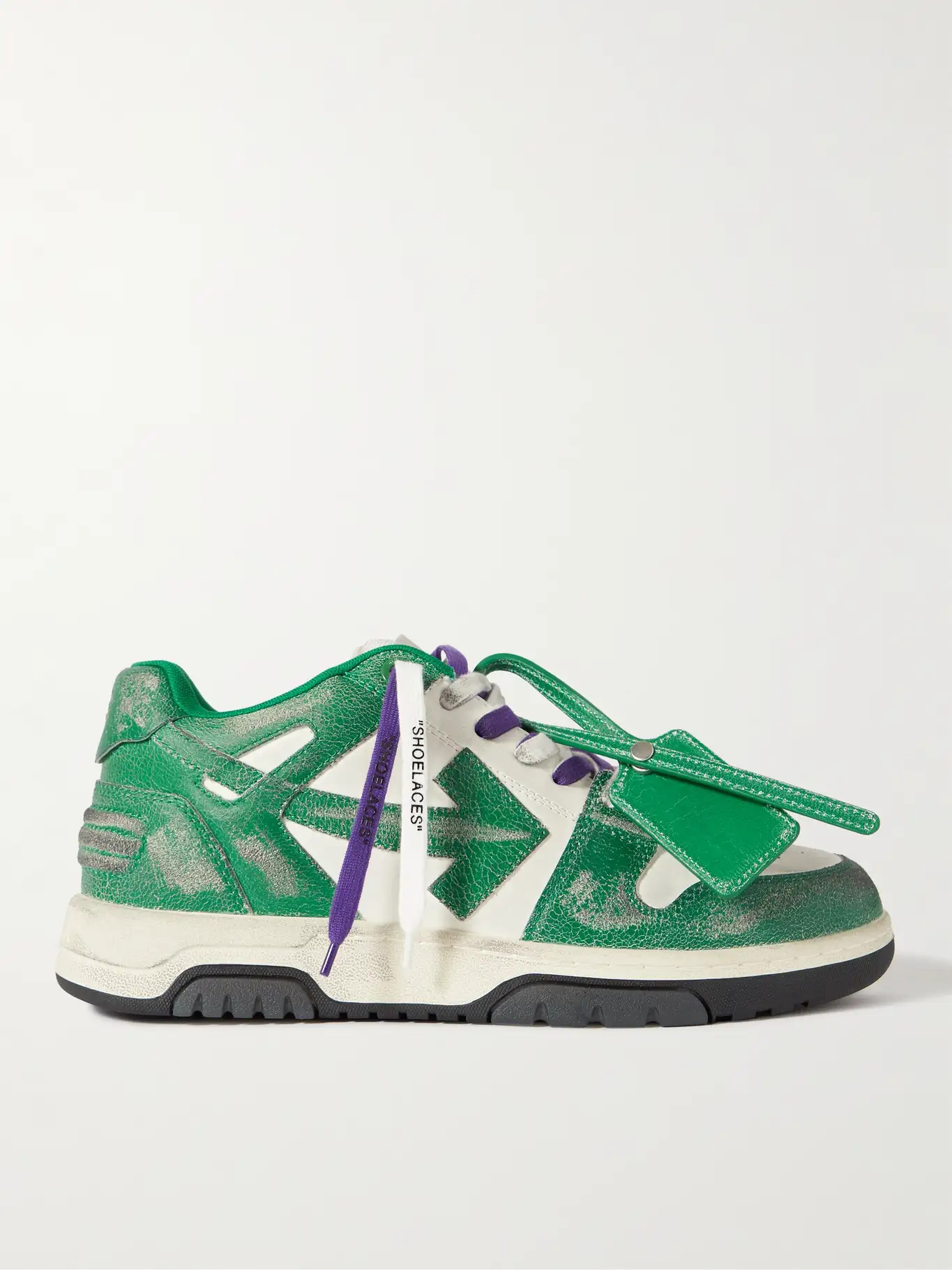 Out Of Office Distressed Leather Sneakers | Mr Porter (UK)