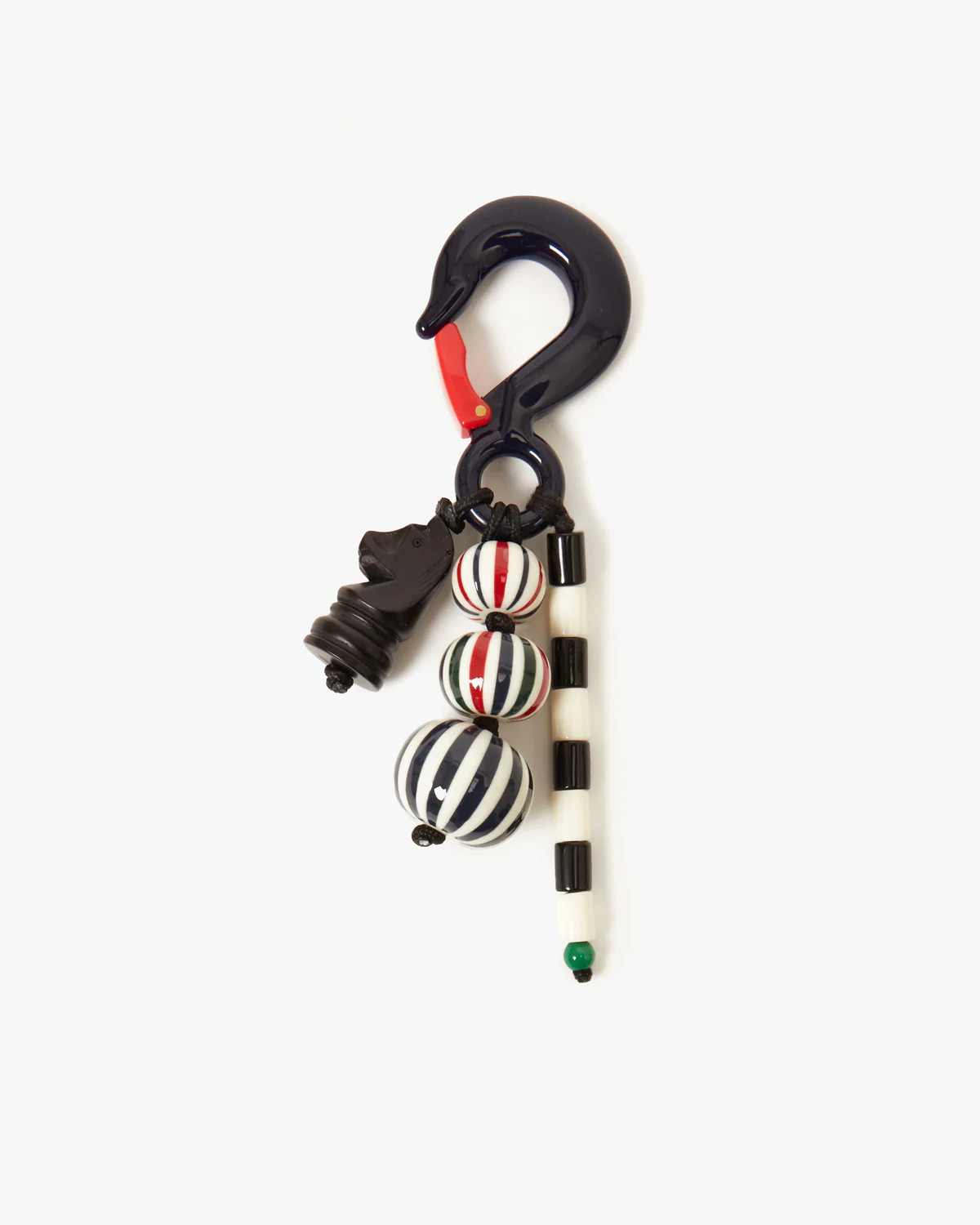 Beaded Stripe Fob | Clare V.