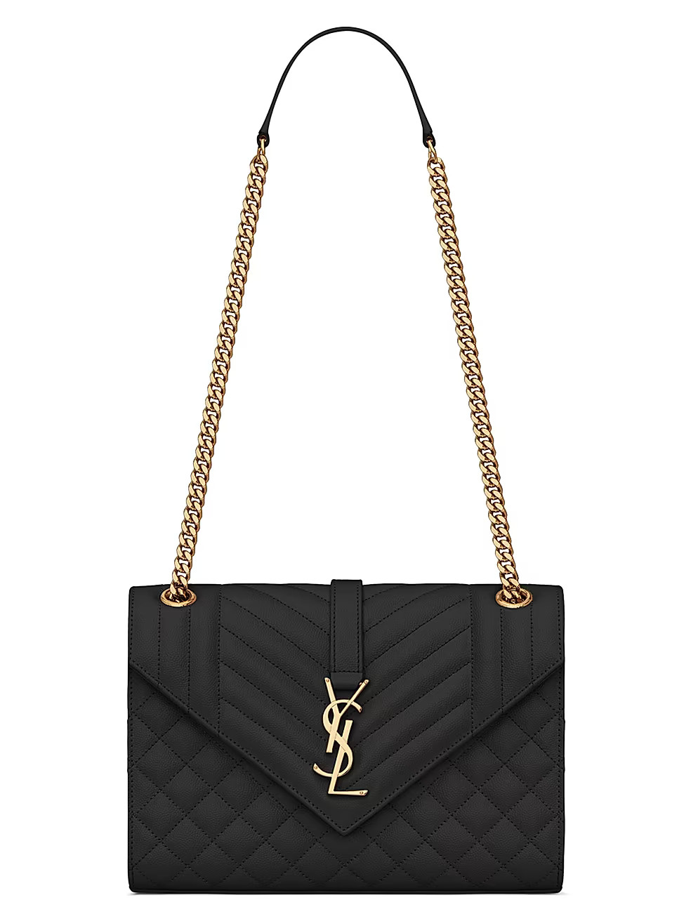 Medium Envelope Monogram Matelassé Leather Shoulder Bag | Saks Fifth Avenue