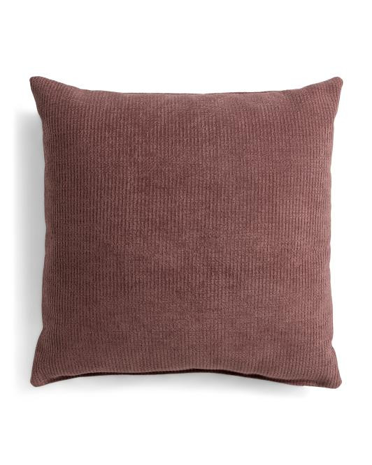 24x24 San Mateo Ribbed Textured Oversized Luxury Pillow | TJ Maxx