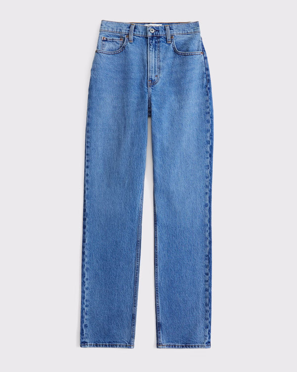 Ultra High Rise 90s Straight Jean | Abercrombie & Fitch (US)