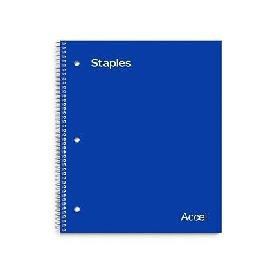 Staples - Premium 1-Subject Notebook, 8"" x 11"", Graph Ruled, 100 Sheets - Blue | Best Buy U.S.