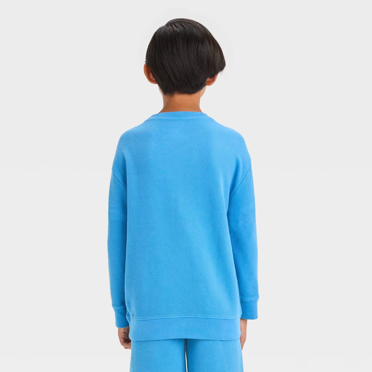 Boys' Solid Fleece Crewneck Pullover Sweatshirt - Cat & Jack™ | Target