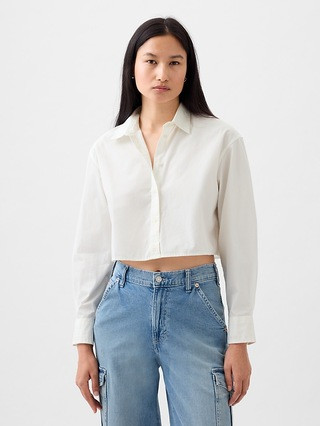 Organic Cotton Ultra-Cropped Shirt | Gap (US)