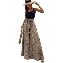 Yajedo Women's Jumpsuits Dressy Casual Summer Loose Wide Leg Tank Top Jumpsuit with Belt | Amazon (US)