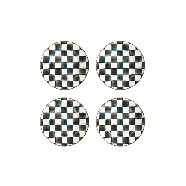 MacKenzie-Childs Courtly Check Salad Plates | MacKenzie-Childs