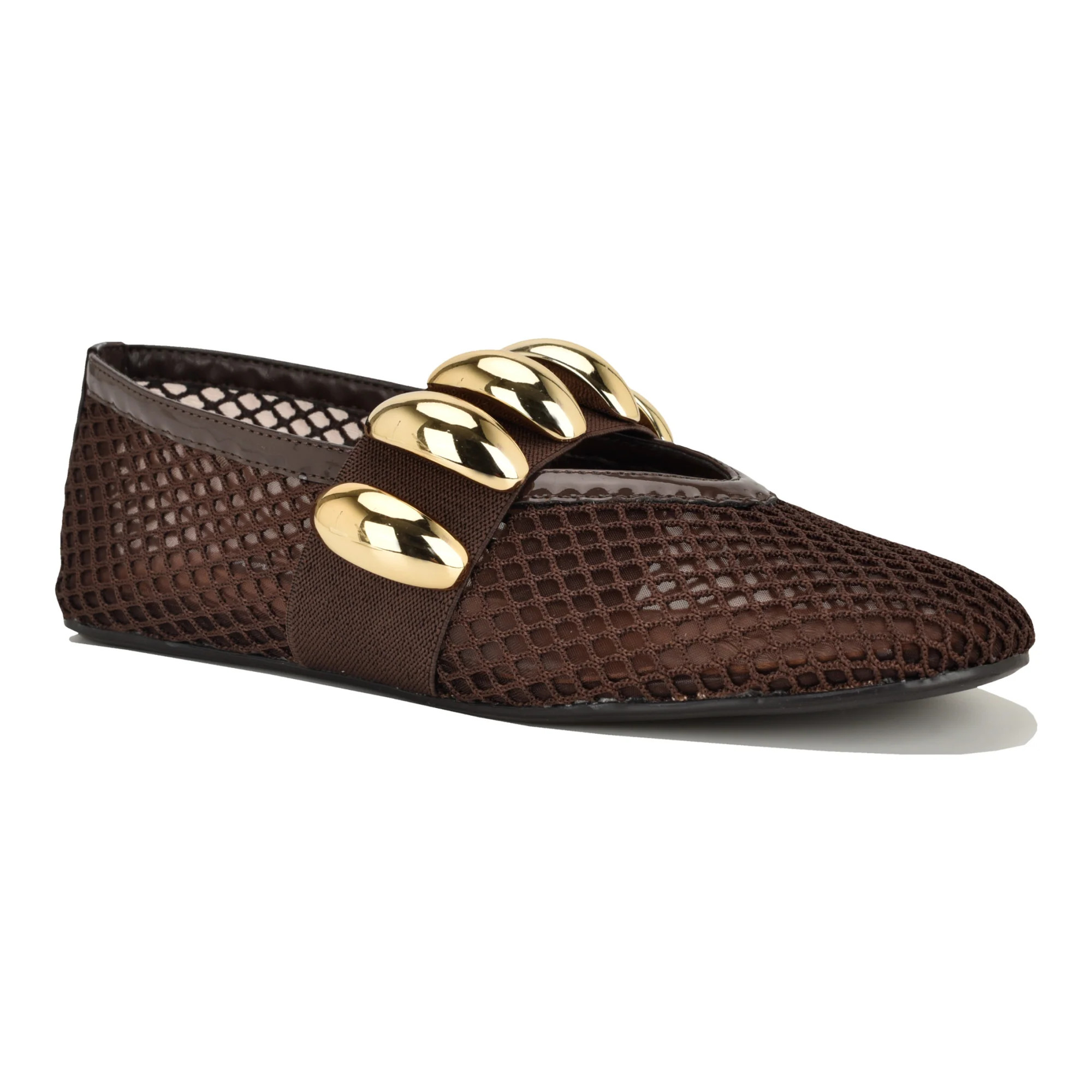 Women's Dorra Mesh Mary Jane Ballet Flats - Black Mesh | Nine West | Nine West (US)