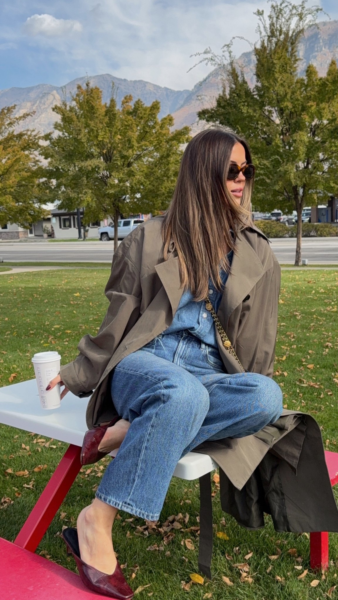 fall trench coat outfit with double denim!! loving these mules too! trench is frankie shop!

jeans run a touch big but wouldn’t size down. if in between sizes size down though!

#LTKSeasonal #LTKSaleAlert #LTKStyleTip