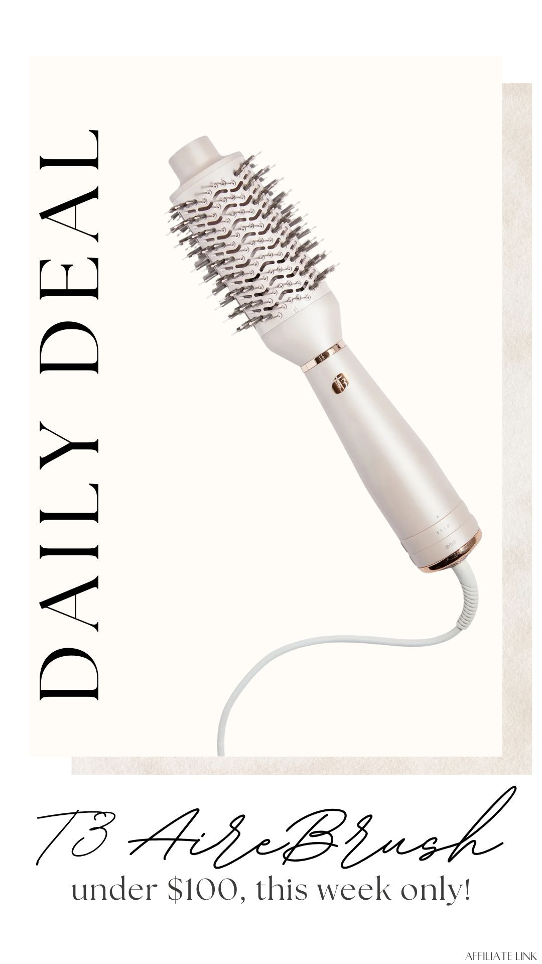 Did a little Nordstrom Sale browsing and CANNOT BELIEVE this T3 AireBrush is UNDER $100!!! Definitely a staple for your hair and beauty routine. This sale price is unheard of!! 

beauty finds / hair tools / hair essentials / T3 / styling brush / hair and beauty / NSale / Nordstrom Sale  

 #LTKgrwm #LTKSaleAlert #LTKBeauty