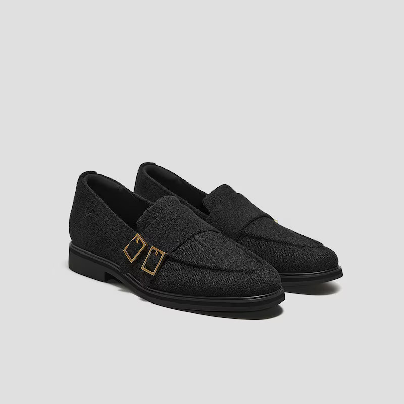 Round-Toe Velvet Penny Loafers (Luciana) | VIVAIA