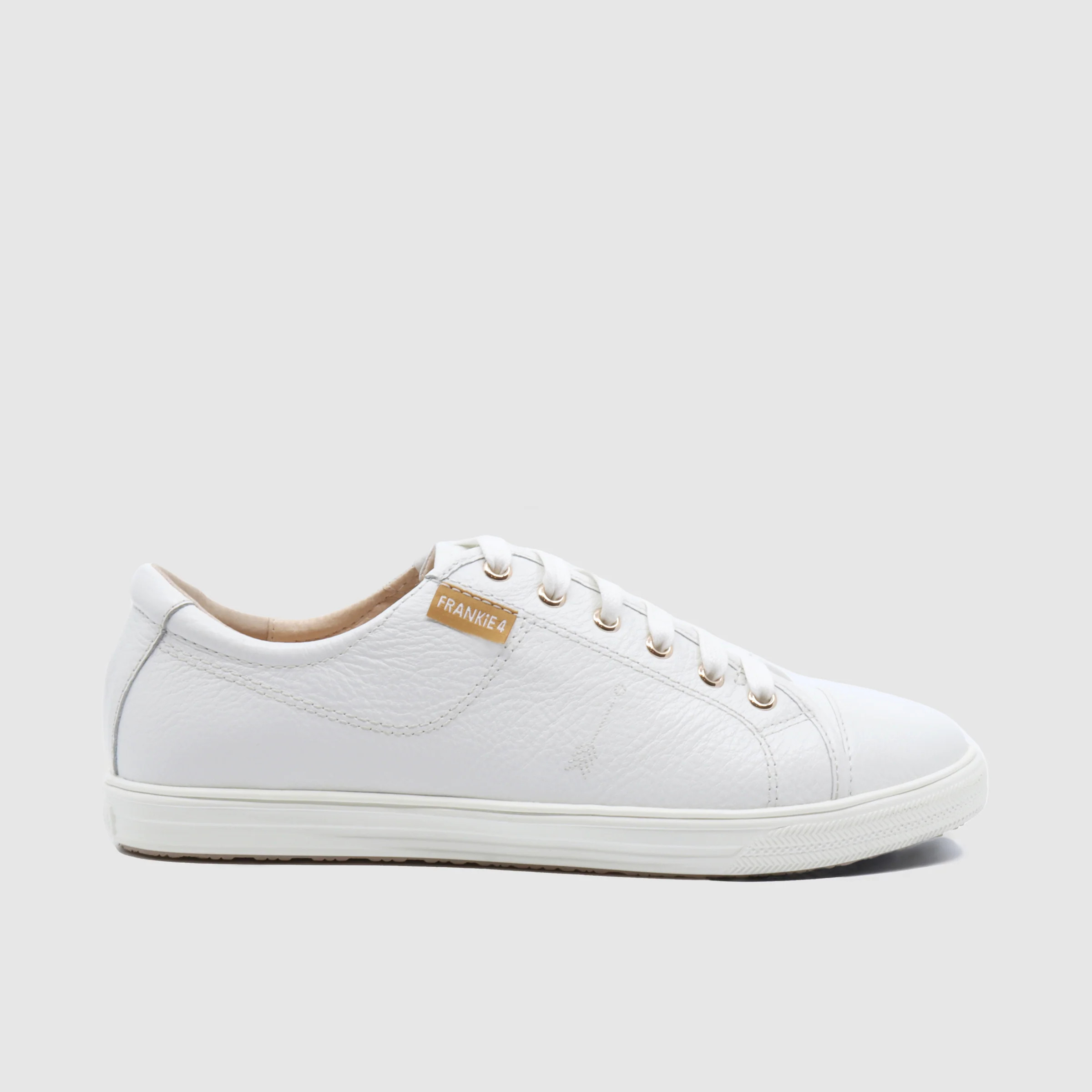 NAT II White Tumbled Women's Sneakers | FRANKIE4 | FRANKIE4