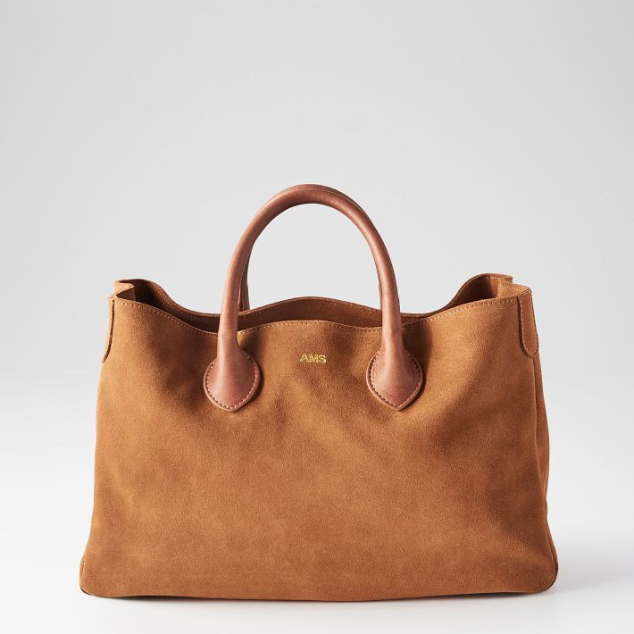 Elisabetta Suede Handbag | Mark and Graham