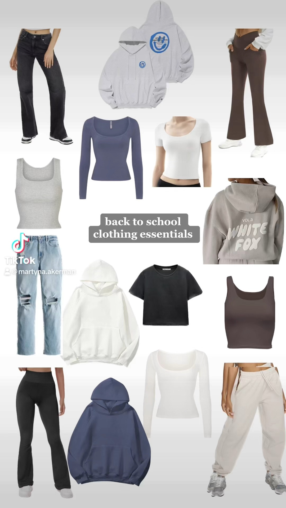 back to school clothing inspo