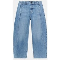 Zara - Z1975 Barrel Jeans - Mid-Blue - 25 (Ca 0) - Woman | Zara Canada