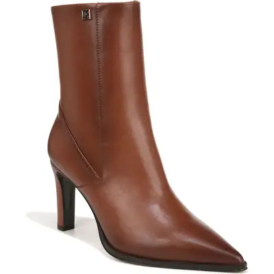 Franco Sarto Appia Bootie in Saddle Brown at Nordstrom, Size 11 | Nordstrom