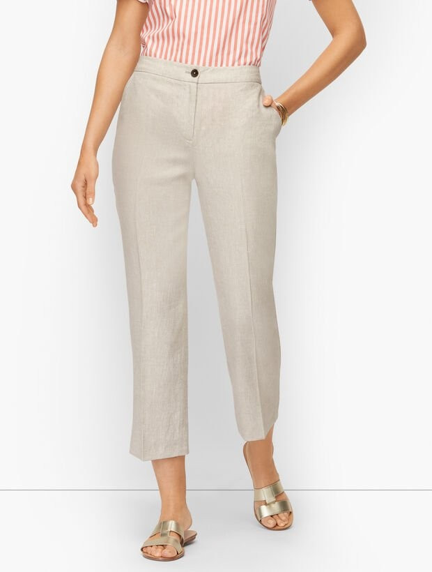 Linen Demi Boot Pants - Colors | Talbots