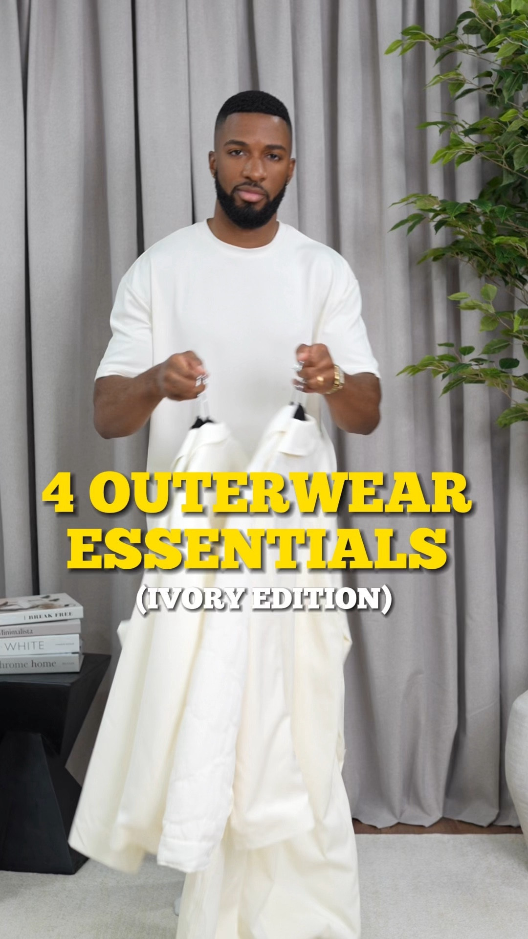 Watch how these 4 essential outwear pieces gives this matching Ivory t shirt & pants set some ✋🏾RANGE🤚🏾. Outerwear is always an easy way to give your outfits RANGE

#Menstyle #Outerwear #OutfitInspo 

#LTKstyletip #LTKmens #LTKworkwear