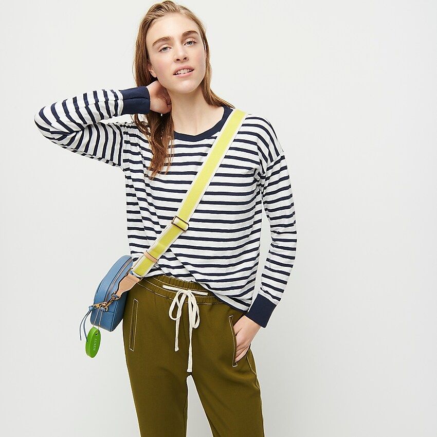Long-sleeve striped ringer T-shirt | J.Crew US