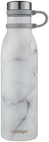 Contigo 2045467 Couture Thermalock Vacuum-Insulated Stainless Steel Water Bottle, 20 oz, White Ma... | Amazon (CA)