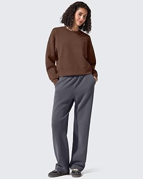 G4Free Smoofit Women's Sweatshirts Long Sleeve Crewneck Pullover Tops | Amazon (US)