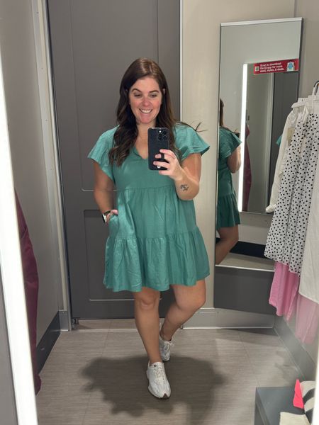The cutest Target dress is 20% off this week! The dress runs TTS, comes in several color options and is in sale for $20! This is the perfect price point to buy this dress in a few different colors! 

#LTKStyleTip #LTKMidsize #LTKSaleAlert