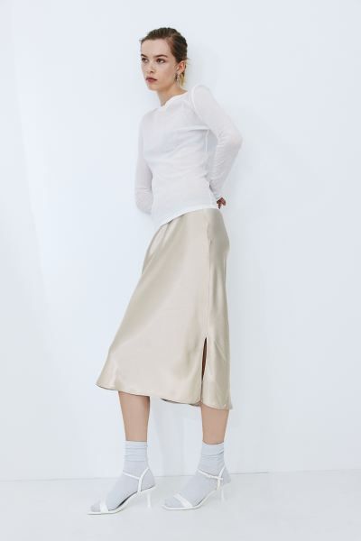 Satin Skirt | H&M (US + CA)