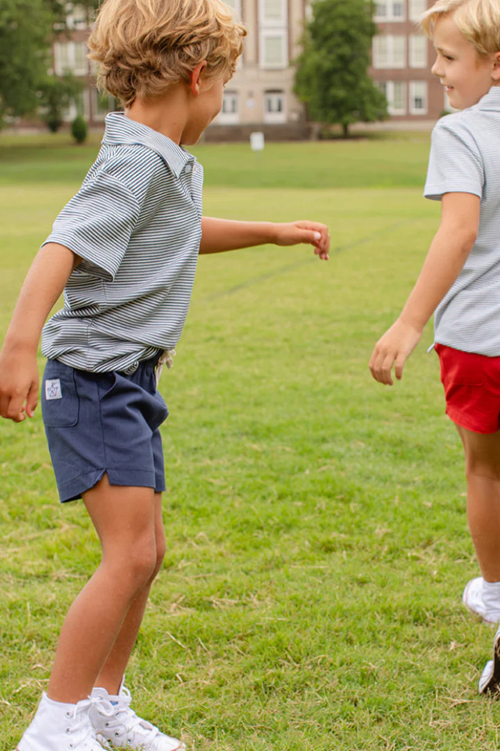 JAMES SHORTS - NAVY TWILL | Little Paper Kids (US)